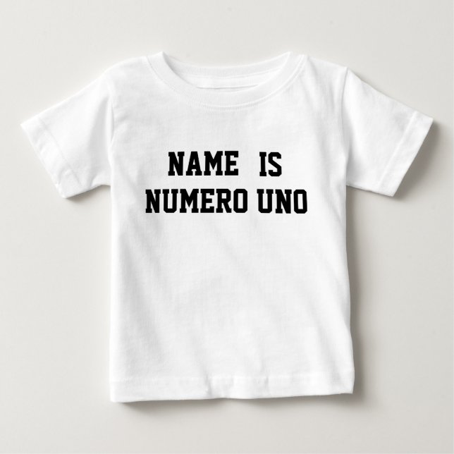 Personlig Namn är numerärt Tee Shirt (Framsida)