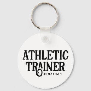 Personlig Namn Athletic Trainer AT Nyckelring