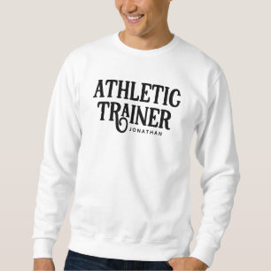 Personlig Namn Athletic Trainer Lång Ärmad Tröja