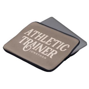 Personlig Namn Atletisk Tränare Laptop Fodral