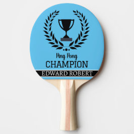 Personlig Namn av Ping Pong Champion Typography Pingisracket