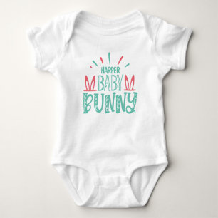 Personlig NAMN Babykanin Fjäril Påskägg T Shirt