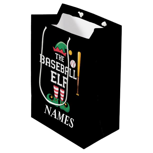 Personlig Namn Baseboll Tomte Familj Matchande  (Framsidan Vinklad)