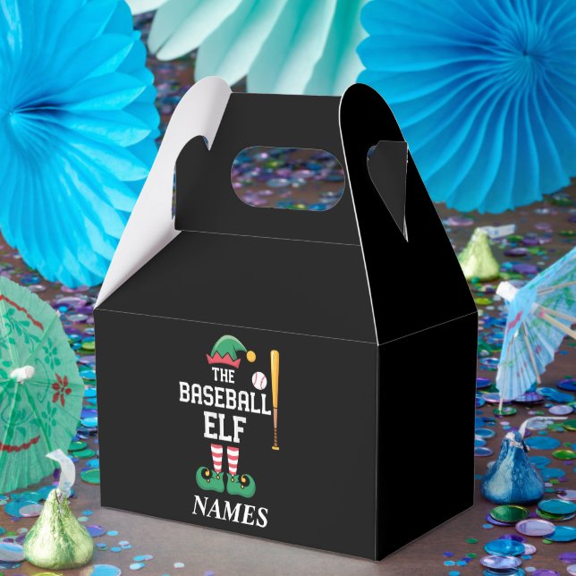 Personlig Namn Baseboll Tomte Familj Matchande  Presentaskar (Part)