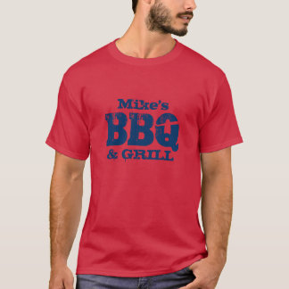 Personlig namn BBQ t-skjorta för coolor Tröja