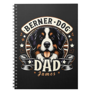 Personlig Namn Berner Hund Pappa - Bernese pappa Anteckningsbok