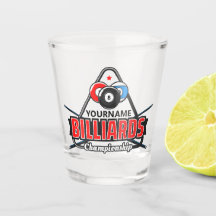 Personlig NAMN Billiards 8 Boll Bassäng Cue Rack