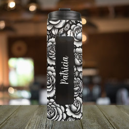 Personlig Namn Birth Flower Ro 16 oz