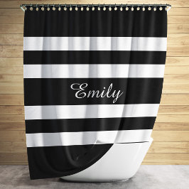 Personlig Namn Black and White Bold Rand