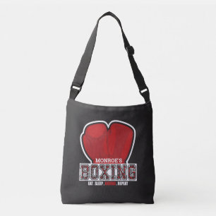 Personlig NAMN Boxer Boxing Gaffeisch Fighter Axelväska