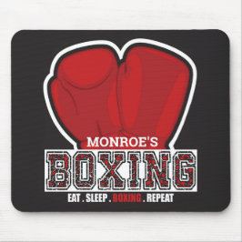Personlig NAMN Boxer Boxing Gaffeisch Fighter Musmatta