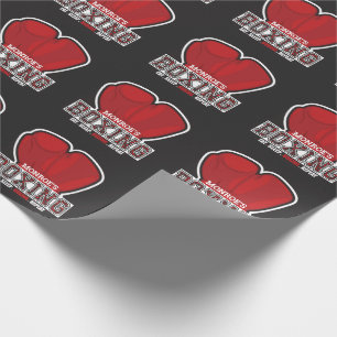 Personlig NAMN Boxer Boxing Gaffeisch Fighter Presentpapper