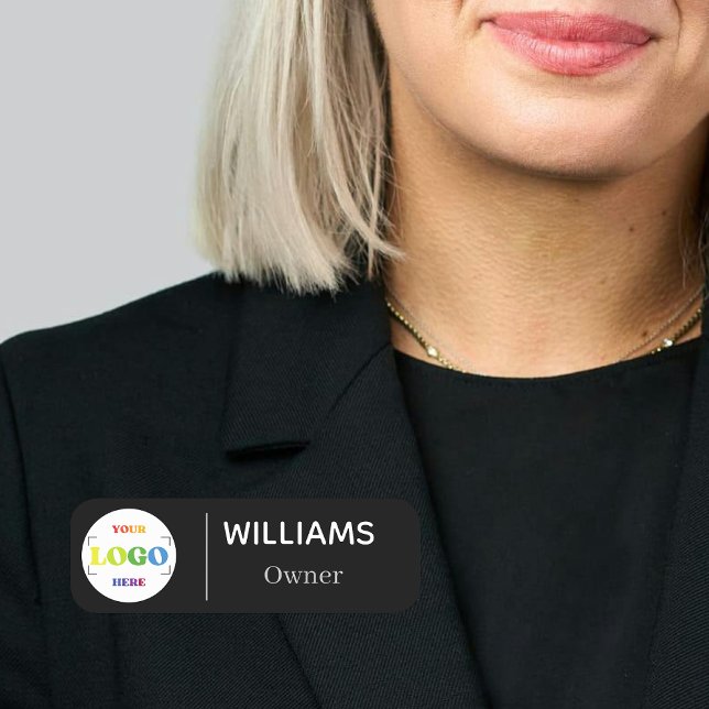 Personlig Namn bricka Badge Pin Namnbricka (Skapare uppladdad)