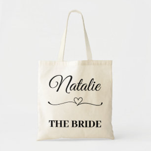 Personlig Namn: Bride Bröllop Team Tygkasse