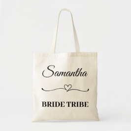 Personlig Namn Bride Tribe Bröllop Team Tygkasse
