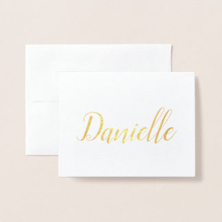 Personlig Namn | Bridesmaid | Danielle Folierat Kort