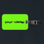 Personlig Namn Bright Fluorescent Neon Grönt Tr Bagagebricka<br><div class="desc">Personlig Bright Fluorescent Neon Grönt Anpassningsbar Wallets Anpassa med ditt namn eller meddelande efter eget val</div>