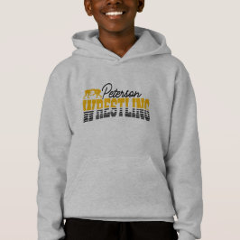Personlig NAMN Brottningsskola Team Brottare T Shirt