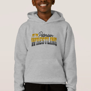 Personlig NAMN Brottningsskola Team Brottare T Shirt