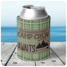 Personlig NAMN Cabin Camping Äventyr