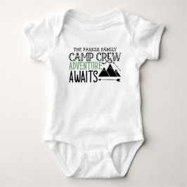 Personlig NAMN Cabin Camping Äventyr T Shirt