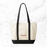 Personlig Namn Canvas Tygkasse<br><div class="desc">Bär dina ägodelar i stil med den här personligen namn canvas till väskan. Den är skapad för både hållbarhet och charm, och den är tillräckligt rymlig för att rymma dina vardagsbehov - oavsett om du är på väg till kontoret, gymmet eller jordbrukarens marknad. Anpassa den med namn, monogram eller speciella...</div>