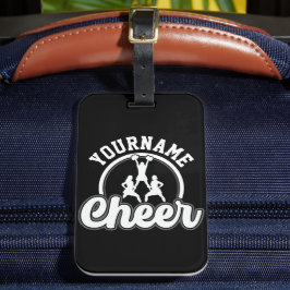 Personlig NAMN Cheer Team Varsity Cheerledare Bagagebricka