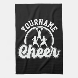 Personlig NAMN Cheer Team Varsity Cheerledare Kökshandduk