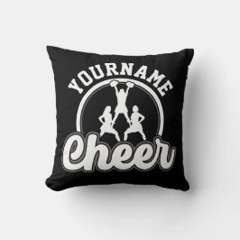 Personlig NAMN Cheer Team Varsity Cheerledare Kudde