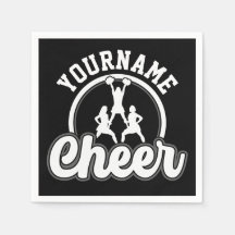 Personlig NAMN Cheer Team Varsity Cheerledare