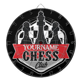 Personlig NAMN Chess Player Klubb Checkmate Darttavla