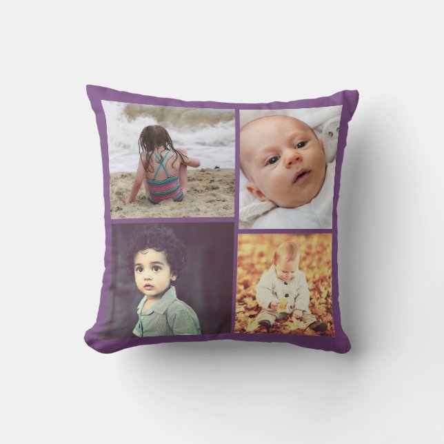 Personlig namn citat och foto kudde (Framsida)