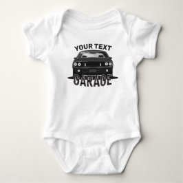 Personlig NAMN Classic Muscle Car Garage Retro T Shirt