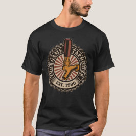 Personlig NAMN Craft Beer Taphouse Brewery Pub T Shirt