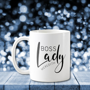 Personlig Namn Dam-Logotyp Kaffe Mugg