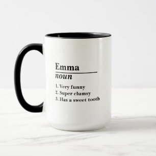 Personlig Namn Definition EngravedGifts-idéer Mugg