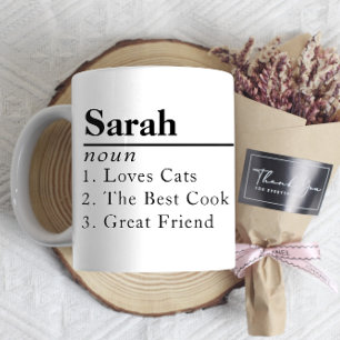 Personlig Namn Definition Gift Mugg