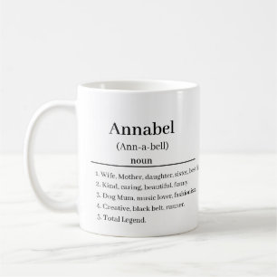 Personlig namn definition kaffe mugg
