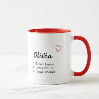 Personlig Namn Definition Mugg