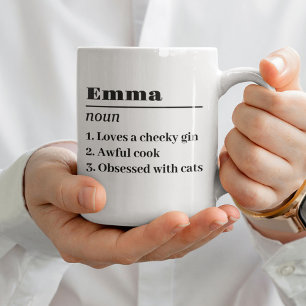 Personlig Namn Definition Noun Mamma Mors dag Kaffemugg