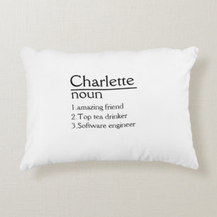 Personlig Namn definition Pillow Prydnadskudde