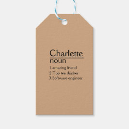 Personlig Namn definition Presentetikett