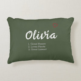 Personlig Namn Definition Prydnadskudde