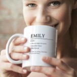 Personlig Namn-definitionsoffert Namn Mugg<br><div class="desc">Den här namn-definitionsdesignen i personlig är perfekten för att fira den speciella personen i ditt liv. Den här designen är något som inte bara gör dem ljusare utan också fångar den unika glädje och kärlek som de ger ditt liv. Vare sig det gäller en födelsedagspresent, julklapp eller bara för att...</div>