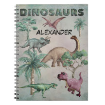Personlig Namn Dino Dinosaur bärbar dator för pojk