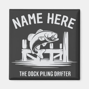 Personlig Namn Docka Skugga Bas Magnet