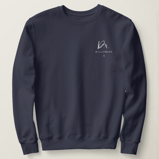 Personlig Namn doktor Doktor Studenten i presenter T Shirt (Design framsida)