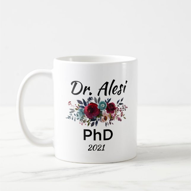 Personlig Namn, Doktor Phd Studenten Mugg (Vänster)