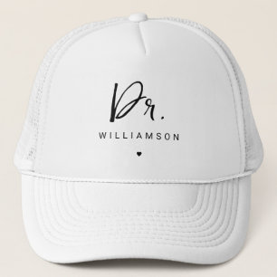 Personlig Namn Dr. Minimalist Doktor Studenten Keps