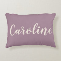 Personlig Namn Dusty Lila - minimalistskript